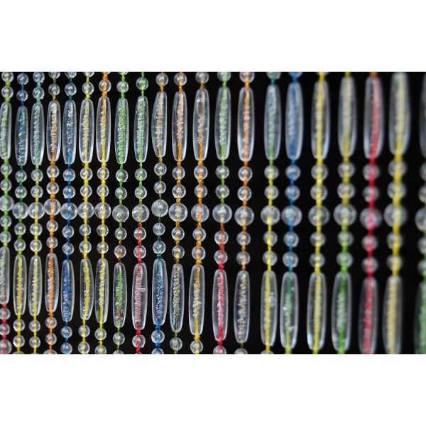 Rideau de porte en perles Multicolore Frejus - CASA