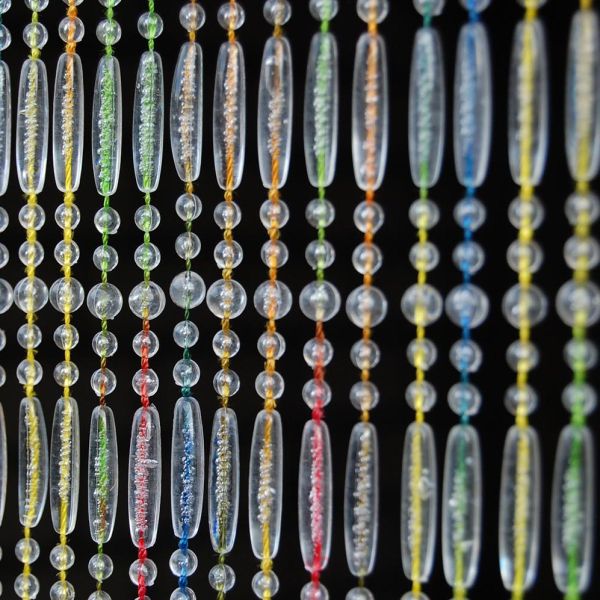 Rideau de porte en perles Multicolore Frejus - CASA