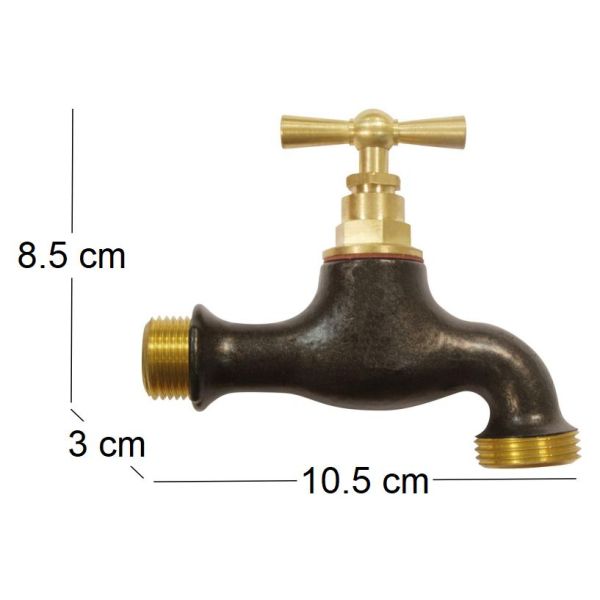 Robinet extérieur laiton coloré - BOT-0107