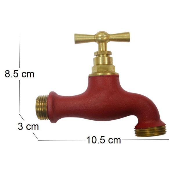 Robinet extérieur laiton coloré - BOUTTE