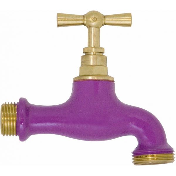 Robinet extérieur laiton coloré