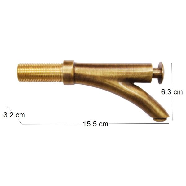 Robinet poussoir en laiton - BOUTTE