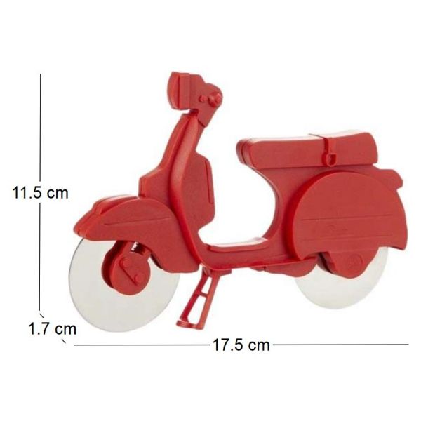 Roulette à pizza en plastique Scooter - 7