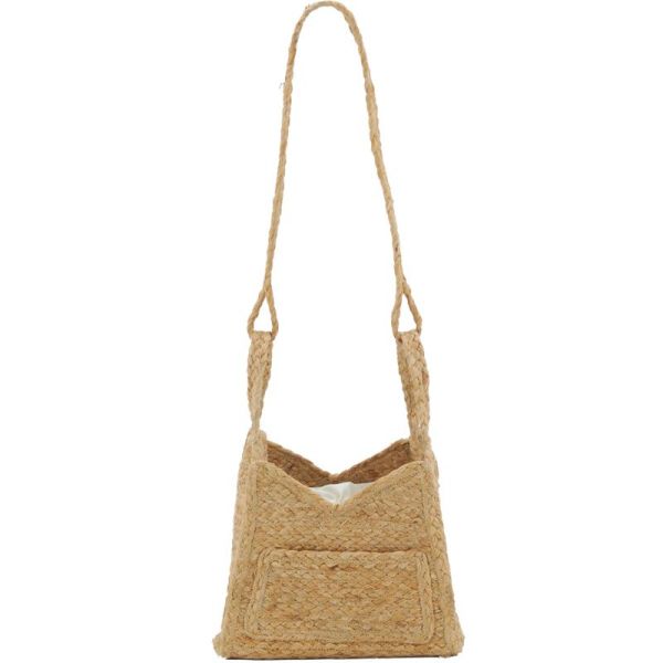 Sac bandoulière en jute tressé - AUBRY GASPARD