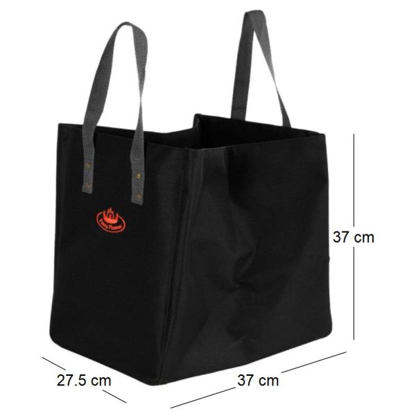 Sac à bûche en tissu Flames - 8