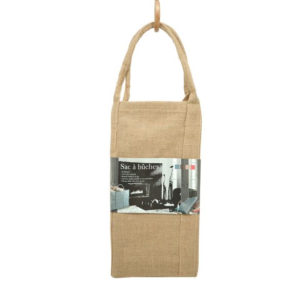 Sac à bûches en jute - 5