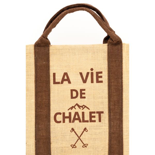 Sac à bûches en jute - 5