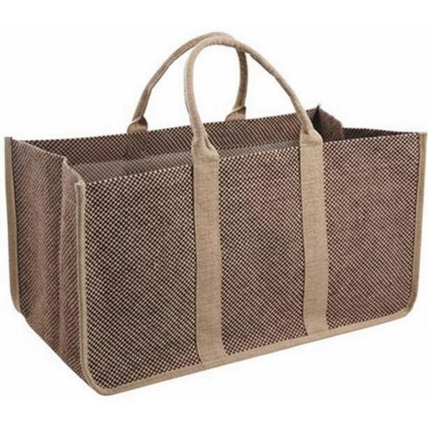 Sac à bûches en toile de jute - 21,90