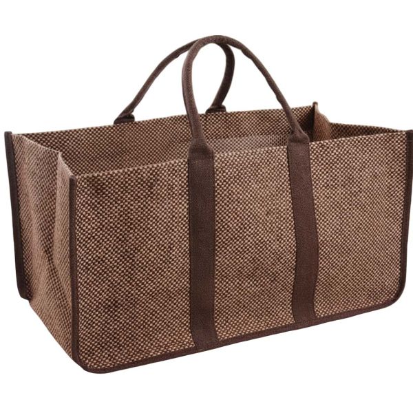 Sac à bûches en toile de jute - 21,90