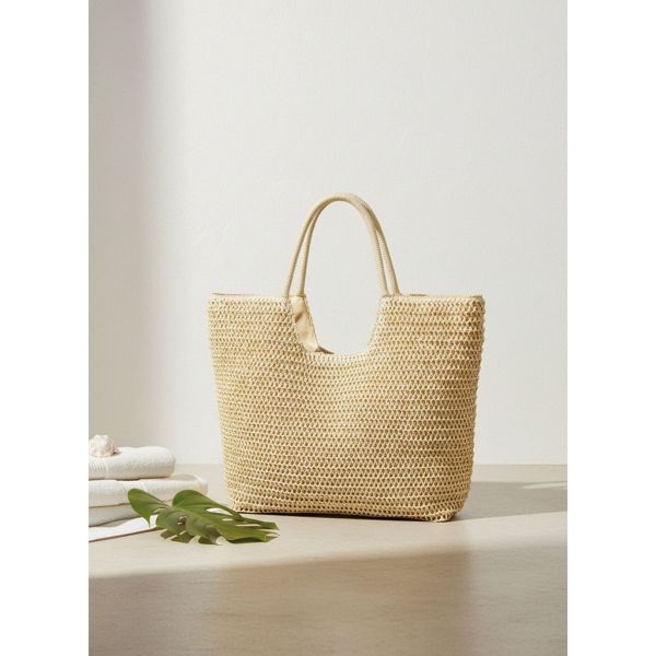 Sac cabas tressé naturel - AUBRY GASPARD