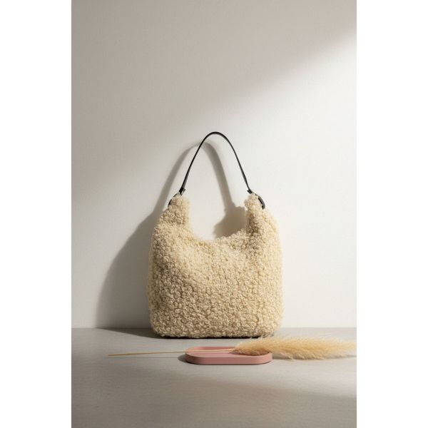 Sac en coton bouclette - AUBRY GASPARD