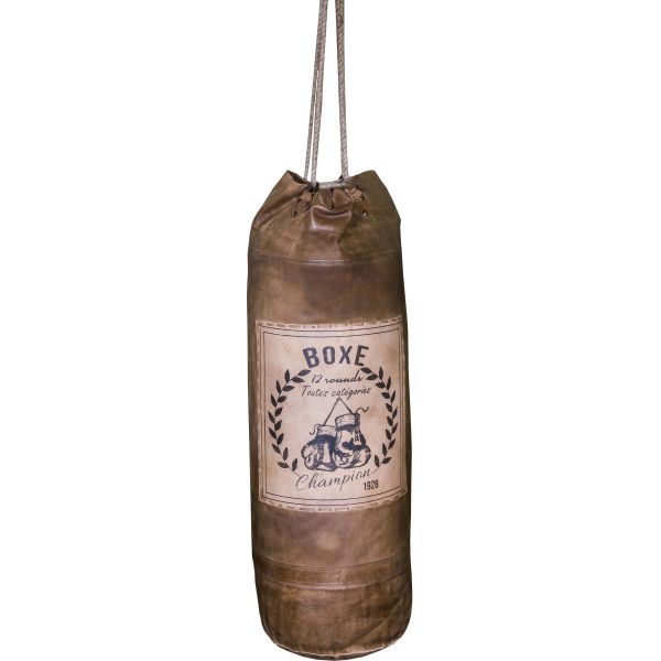 Sac de frappe décoratif en cuir