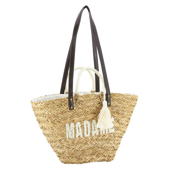 Sac en jonc Madame 