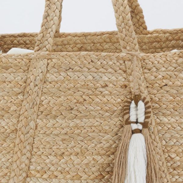 Sac rectangulaire en jute naturel - AUB-6060