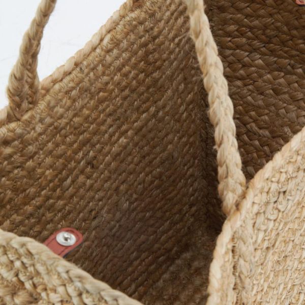 Sac rectangulaire en jute naturel - 5