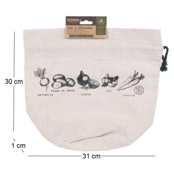 Sac à légumes réutilisable Eco concept (Lot de 3) - 5