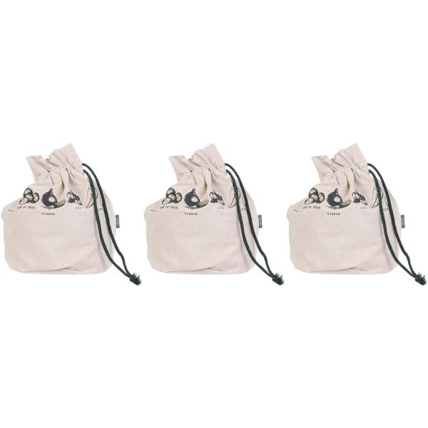 Sac à légumes réutilisable Eco concept (Lot de 3)