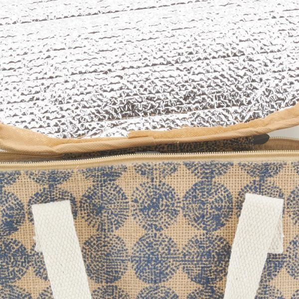 Sac lunch isotherme en jute - AUB-5871