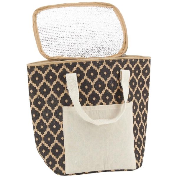 Sac lunch isotherme en jute - AUBRY GASPARD