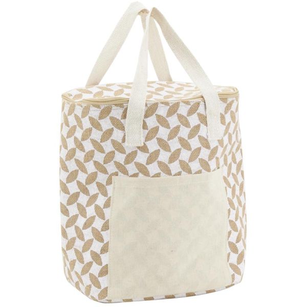 Sac lunch isotherme en jute