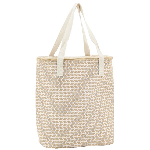 Sac lunch isotherme en jute