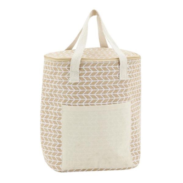 Sac lunch isotherme en jute