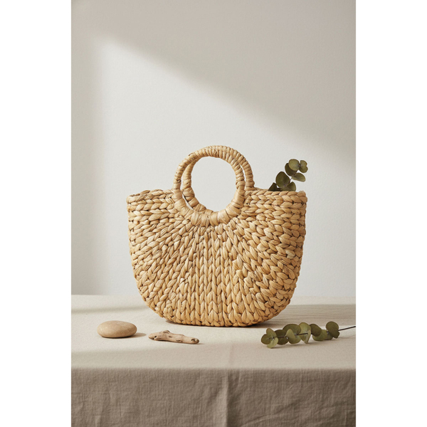 Sac à main en jacinthe - AUBRY GASPARD