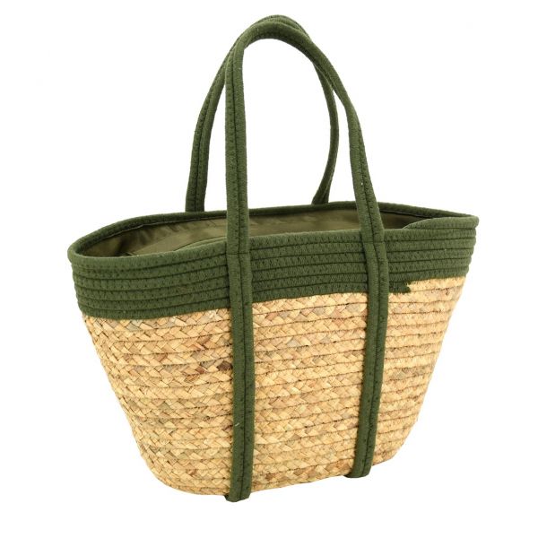 Sac en palmier naturel et teinté