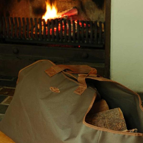 Sac porte bûches en polyester 59.5 x 39.5 x 39.5 cm - 8