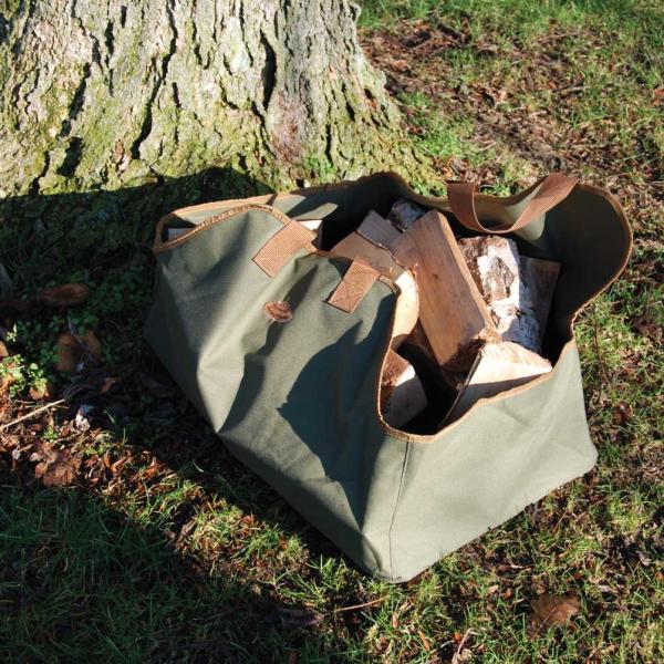 Sac porte bûches en polyester 59.5 x 39.5 x 39.5 cm - GARDEN TOOLS