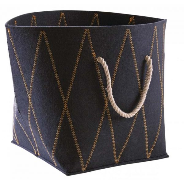 Sac de rangement en feutrine losanges