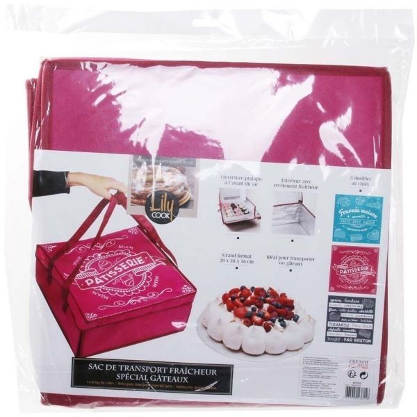 Sac De Transport Fraicheur Special Gateau Rose