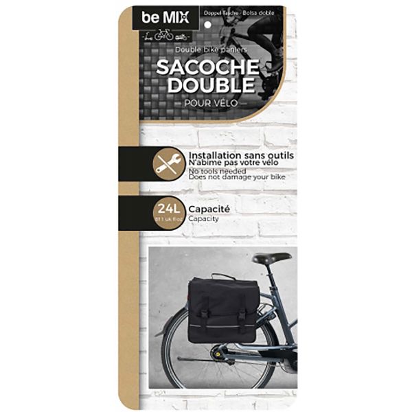 Sacoche double universelle pour vélo 24L - 9