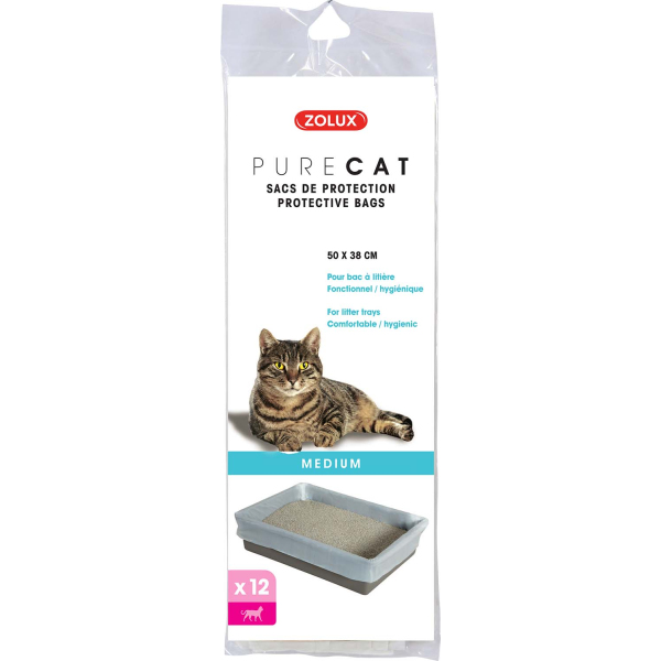 Sacs de protection pour litière 50x38cm (Lot de 12)