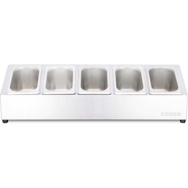 Saladette 5 compartiments de 5 litres - BGS-0114