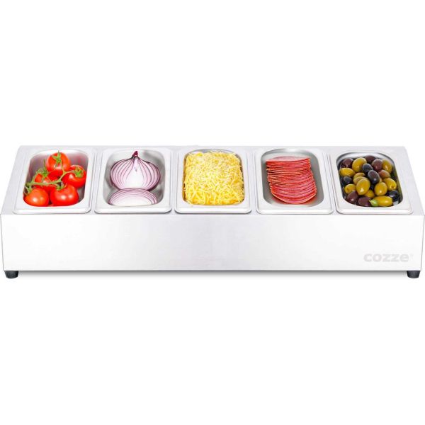 Saladette 5 compartiments de 5 litres - 94,90