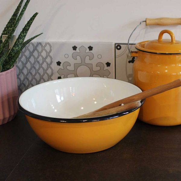 Saladier en émail coloré Classic 28 cm - 5