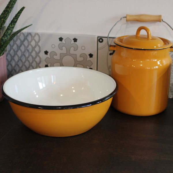Saladier en émail coloré Classic 28 cm - 7