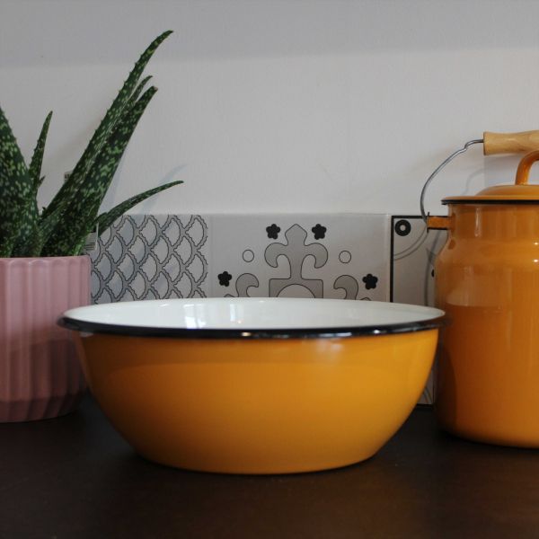 Saladier en émail coloré Classic 28 cm - 6