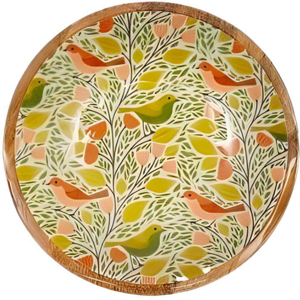 Saladier en manguier 30 cm Songbird - SIL