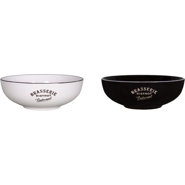 Saladiers en grès Brasserie bistrot (Lot de 2) - ANT-0672