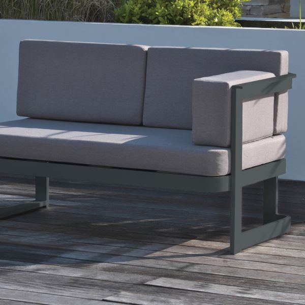 Salon bas de jardin 6 places en aluminium Barcelona - DCB-0113