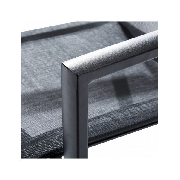 Salon de jardin en aluminium gris Ibiza 8 personnes - 7