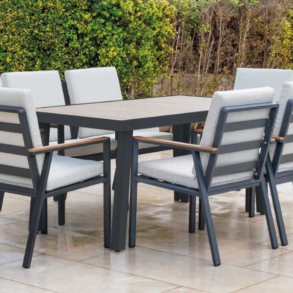 Salon de jardin en aluminium 6 personnes Turquia - 