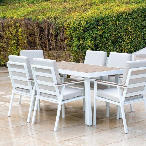 Salon de jardin en aluminium 6 personnes Turquia