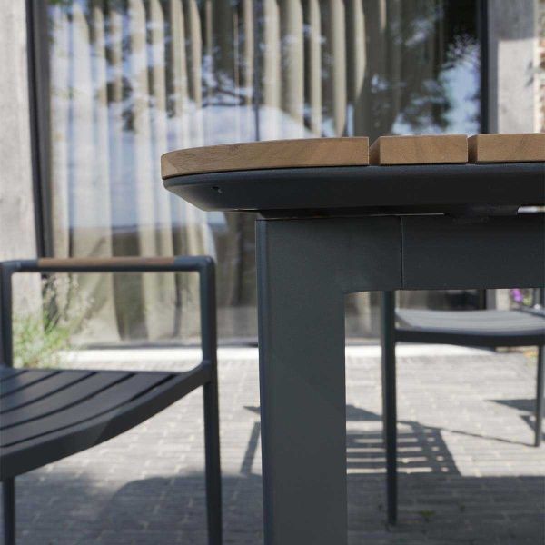 Salon de jardin en aluminium et teck 6 personnes Piana - 6