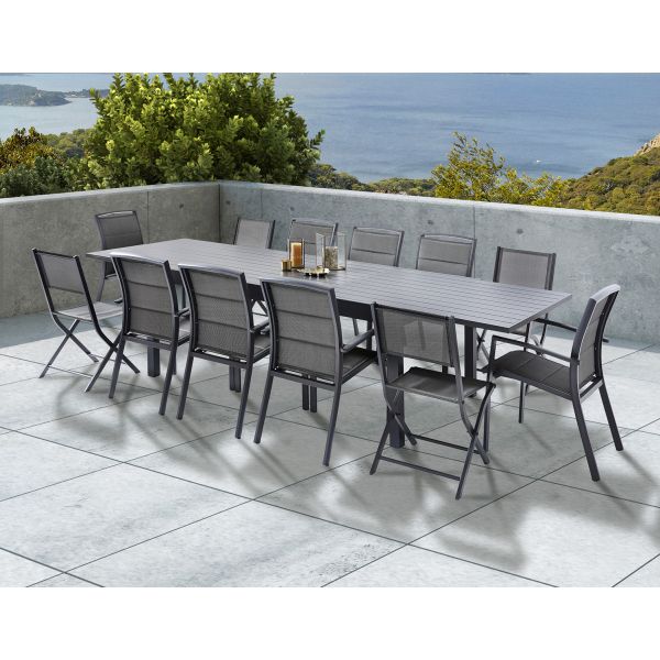 Salon de jardin design 12 personnes Modulo