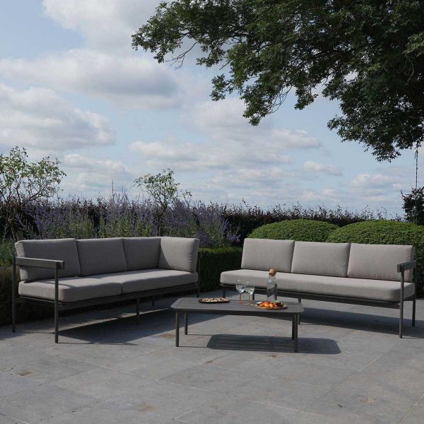 Salon de jardin modulable en aluminium Sahara - 5