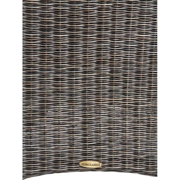 Salon en rotin gris Oprah - AUBRY GASPARD