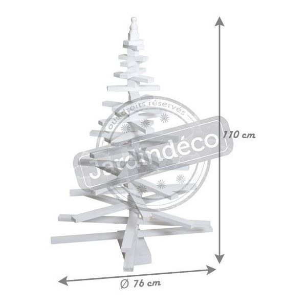 Sapin en bois blanchi - AUBRY GASPARD